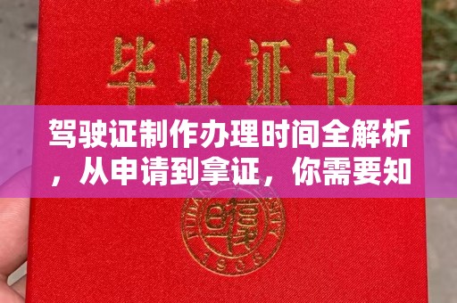 海曙驾驶证制作办理时间全解析，从申请到拿证，你需要知道的一切