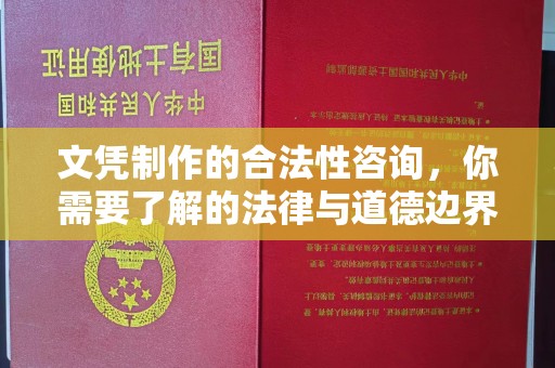 海曙文凭制作的合法性咨询，你需要了解的法律与道德边界