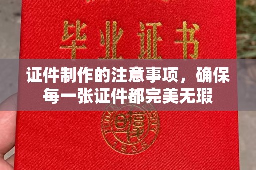海曙证件制作的注意事项，确保每一张证件都完美无瑕