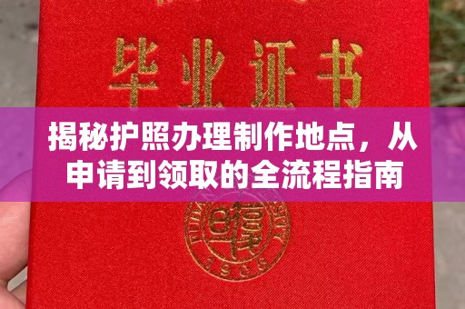 海曙揭秘护照办理制作地点，从申请到领取的全流程指南