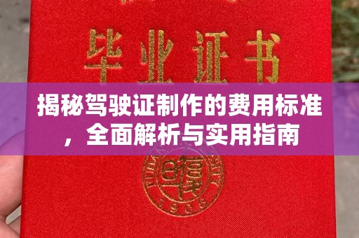海曙揭秘驾驶证制作的费用标准，全面解析与实用指南