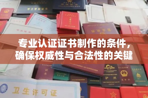 海曙专业认证证书制作的条件，确保权威性与合法性的关键要素