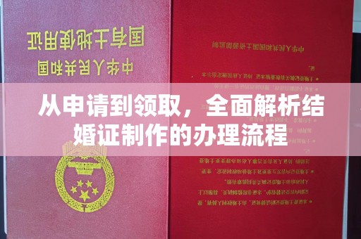 海曙从申请到领取，全面解析结婚证制作的办理流程
