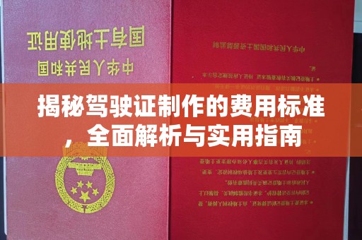 海曙揭秘驾驶证制作的费用标准，全面解析与实用指南