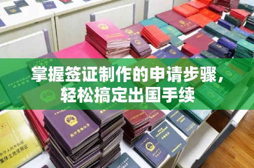 海曙掌握签证制作的申请步骤，轻松搞定出国手续