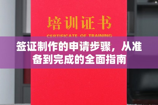 海曙签证制作的申请步骤，从准备到完成的全面指南