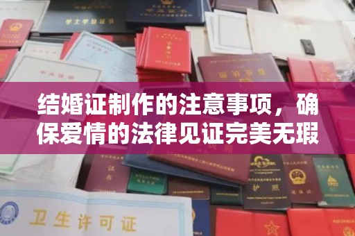 海曙结婚证制作的注意事项，确保爱情的法律见证完美无瑕