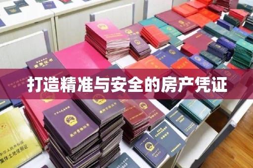 海曙打造精准与安全的房产凭证